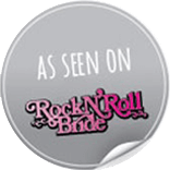 As seen on Rock n Roll Bride
