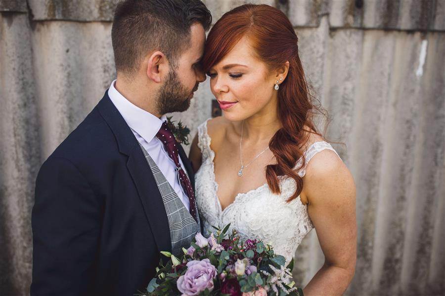 Wedding couple portrait by Matt Brown Photography