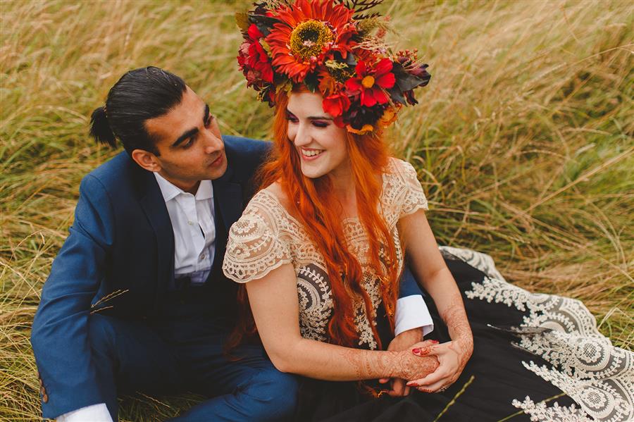Happy bride and groom couples photo from Nottingham wedding