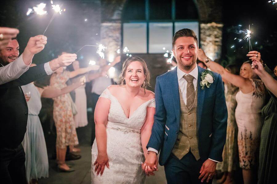 Becca and Matt at Hazel Gap Barn