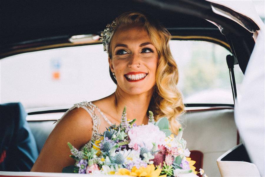 Pin Up Wedding Make Up - Maya by Ed Godden Photography