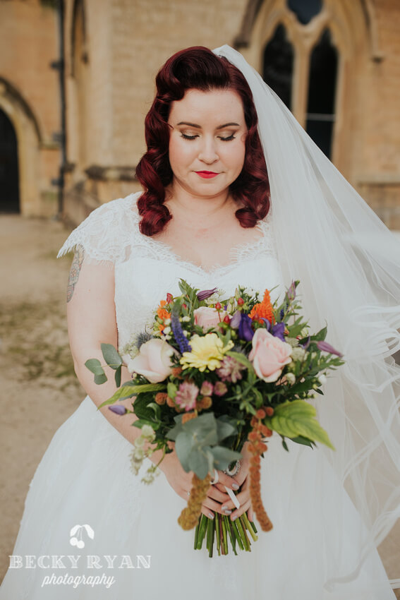 Pin Up Wedding Make Up - Nicola by Becky Ryan Photography