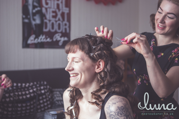 Ms Moo Make Up wedding make-up in Nottingham - Luna Photography